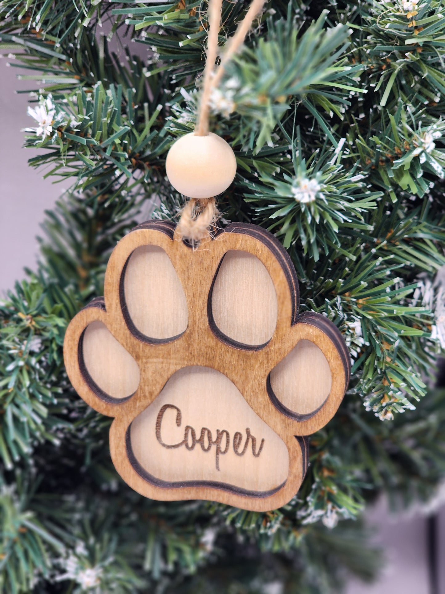 Dog Paw Ornaments