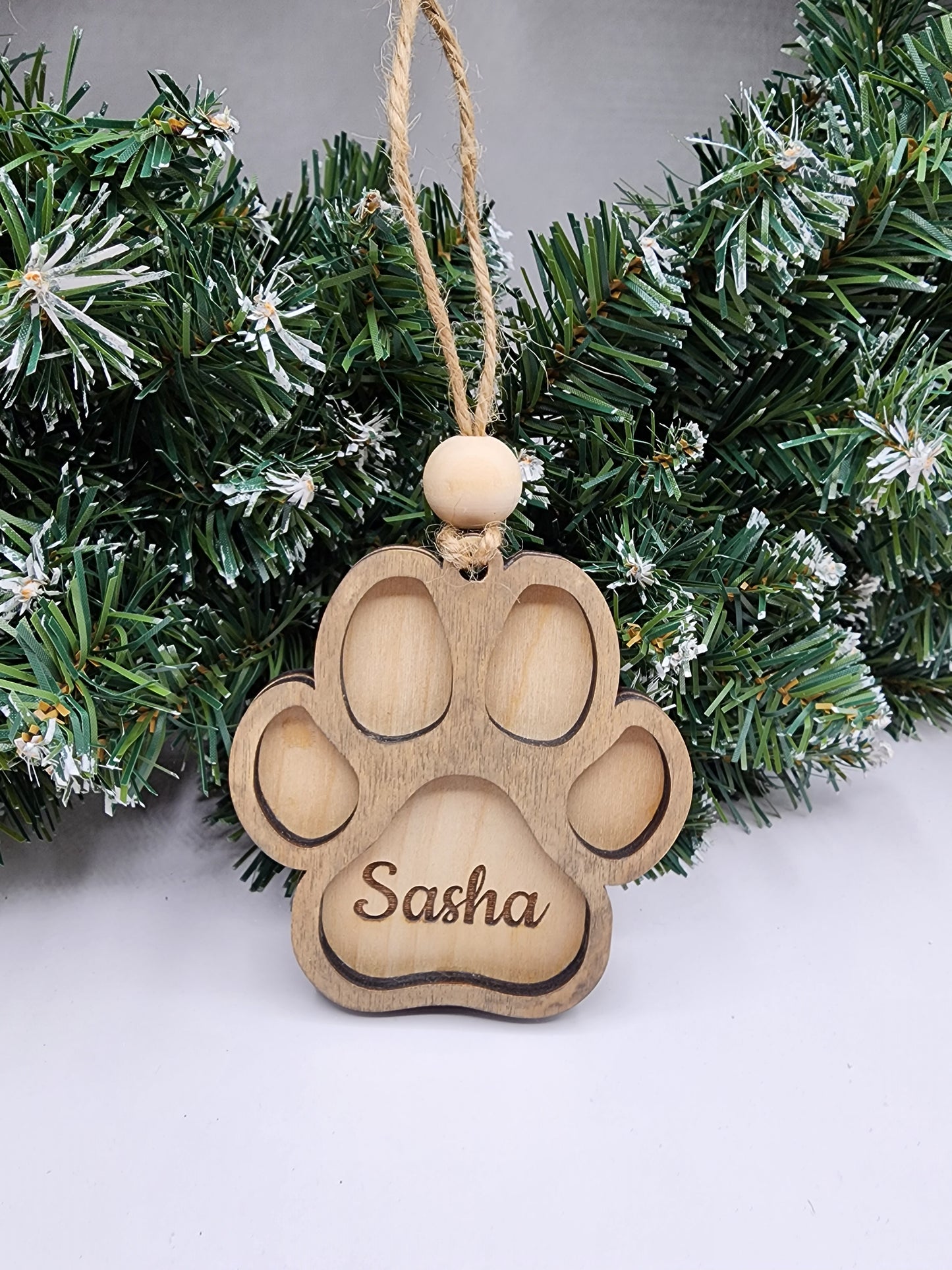 Dog Paw Ornaments