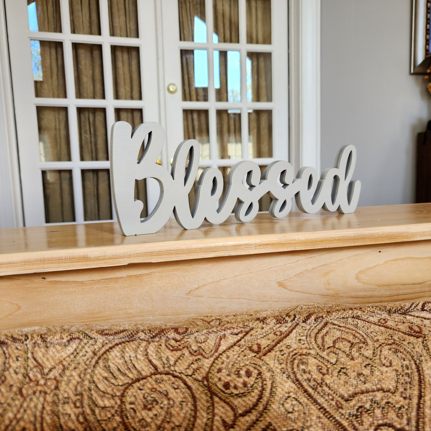 Blessed Free-Standing Table, Shelf, Mantle Signs