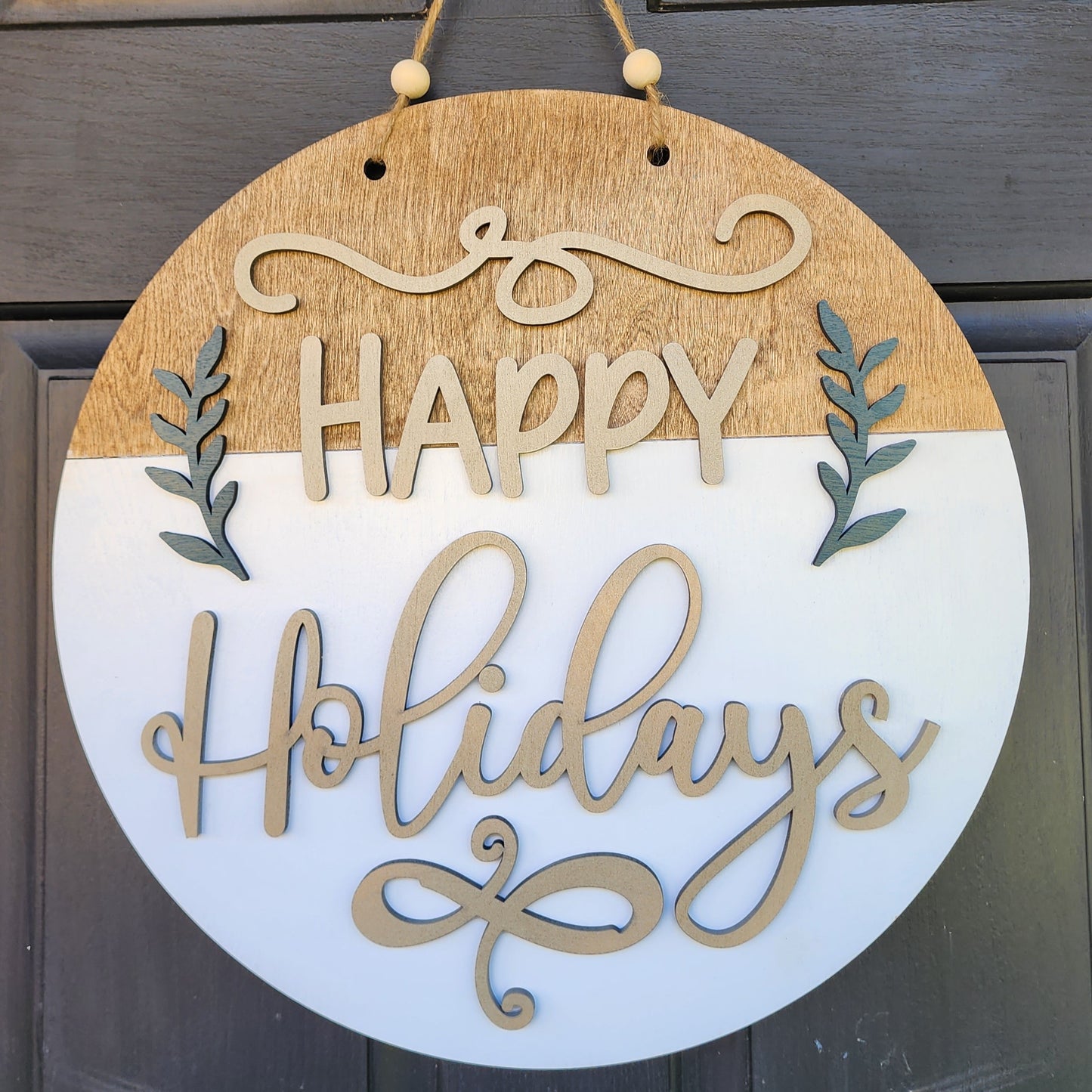 Happy Holidays Door Hanger