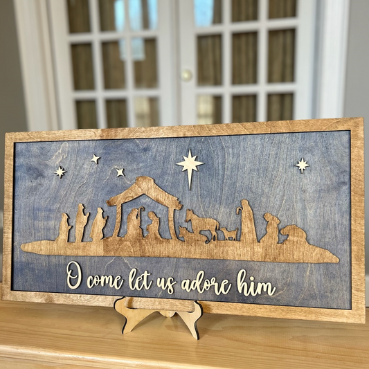 Nativity Scene Wall Art