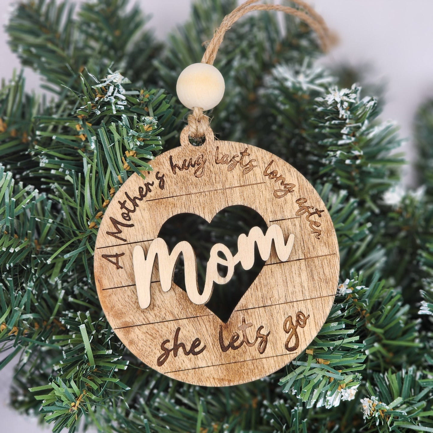 Mom Christmas ornament