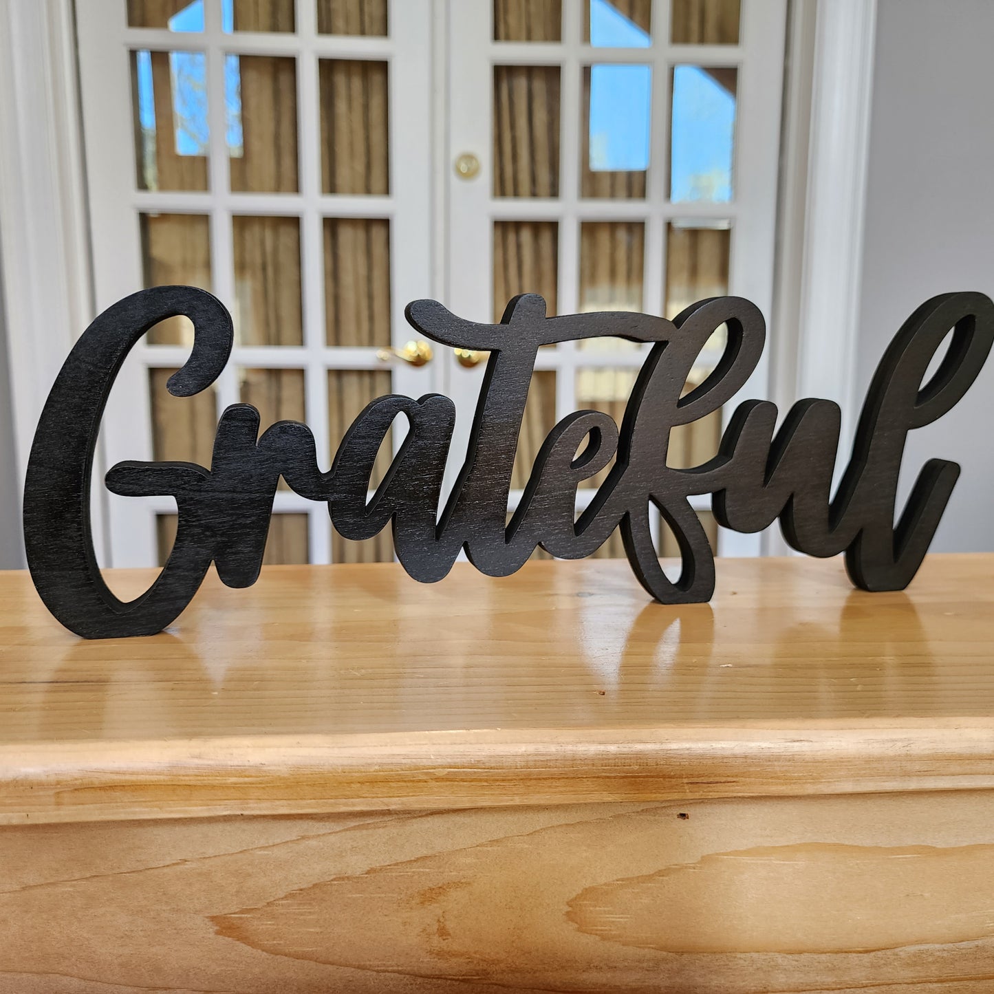 Grateful Free-Standing Table, Shelf, Mantle Signs