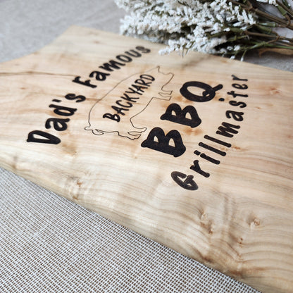 Father's Day Gift, Grilling Gifts, BBQ Gifts, BBQ Cutting Board, Charcuterie Boards, Charcuterie Board, Personalized Cutting Board, Dad Gift