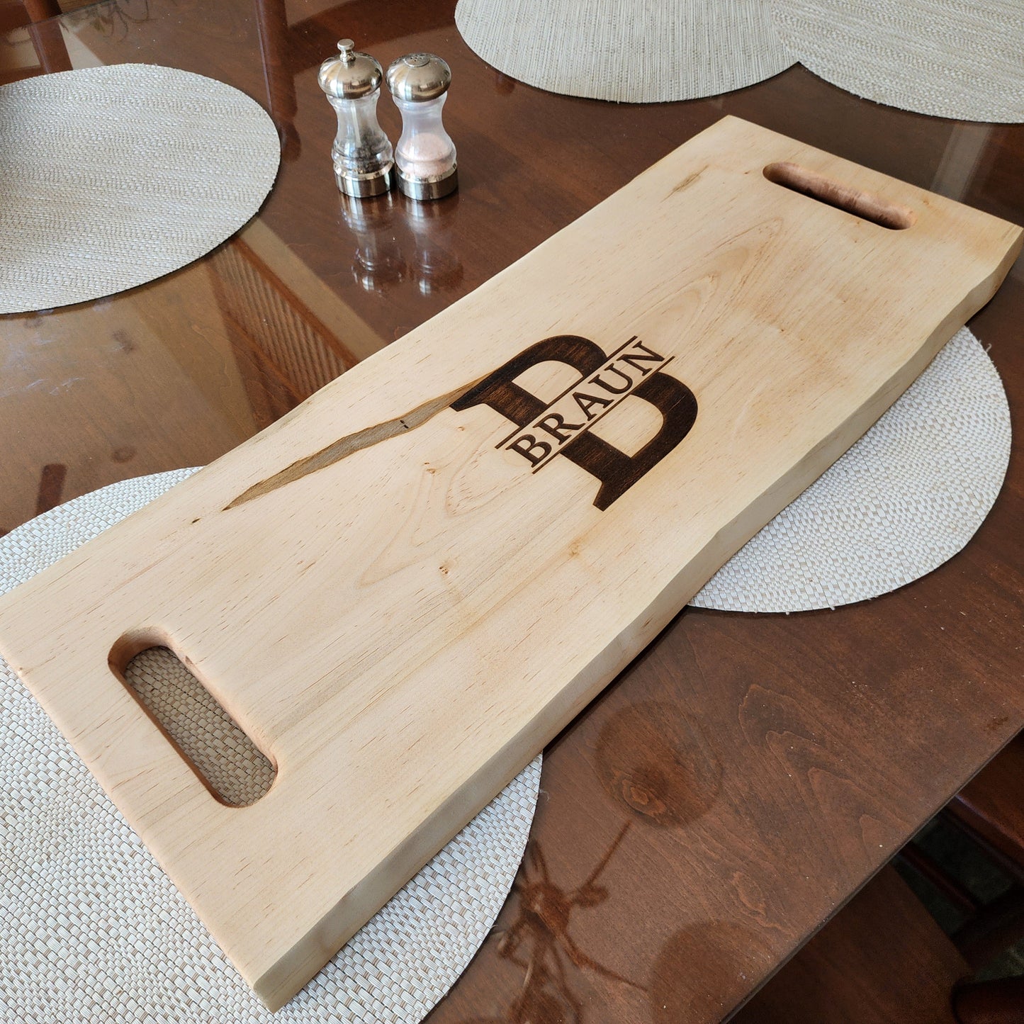 Personalized Charcuterie Board Walnut or Maple