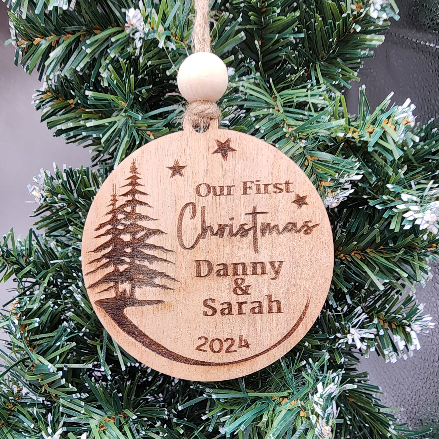 Our First Christmas Married Ornament , Wedding Gift Ideas For Friends, Best Newlyweds Gift For Couples Wedding