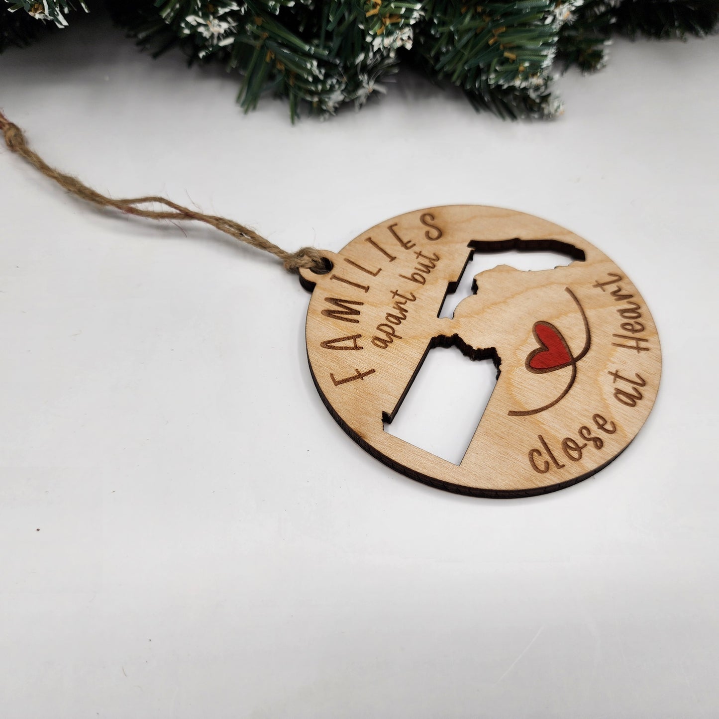 Families Apart, Close at Heart Ornaments,