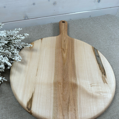 Charcuterie board round cherry or maple cutting board Walnut serving board Cheese board Personalized Wedding gift Anniversary gift