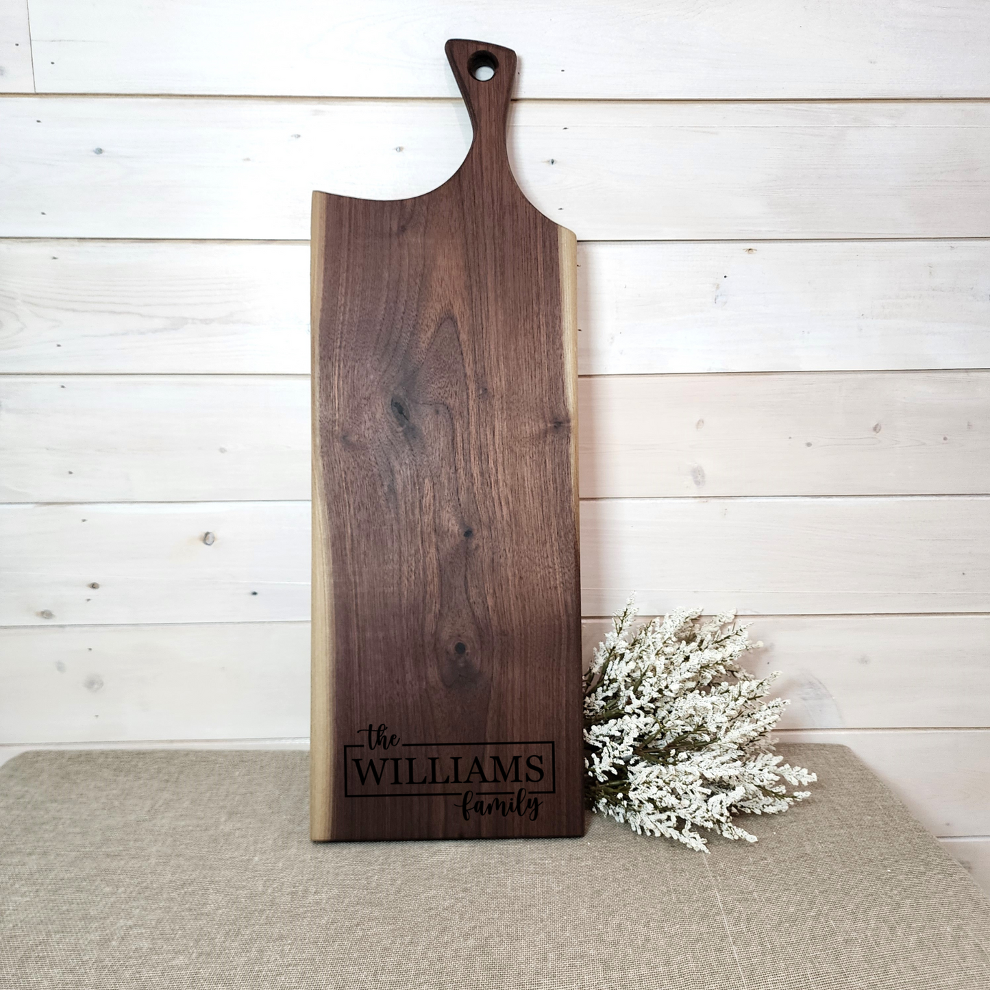 Personalized Walnut Cutting/Charcuterie board