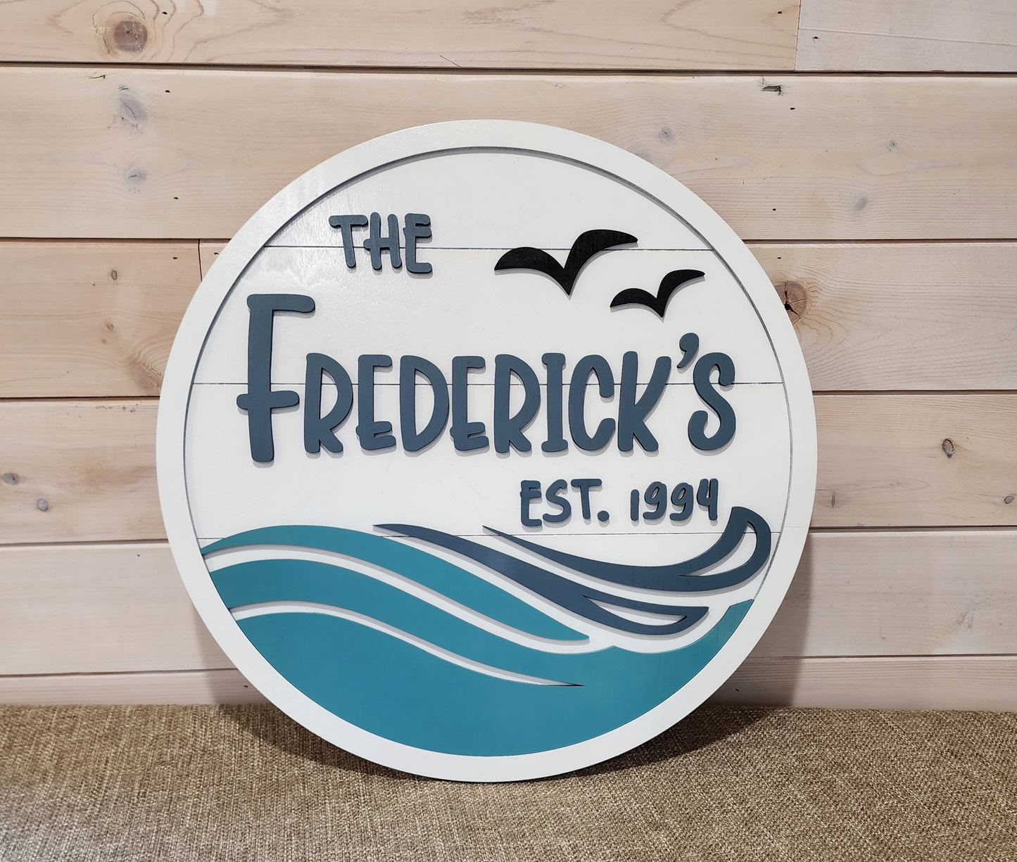 Personalized Beach House Sign