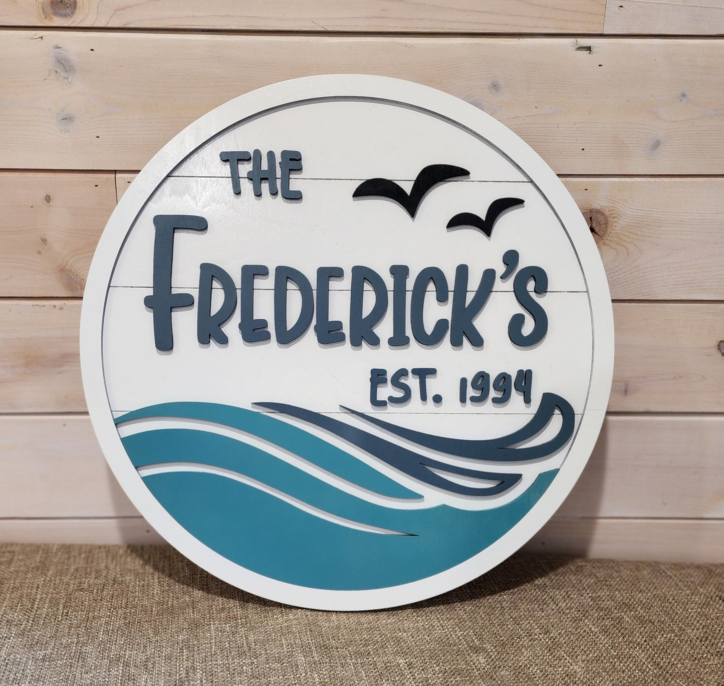 Personalized Beach House Sign