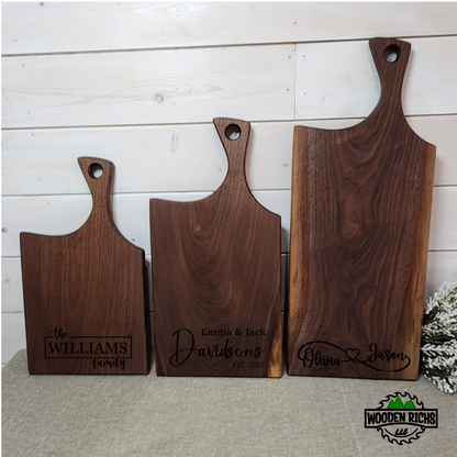 Personalized Walnut Cutting/Charcuterie board