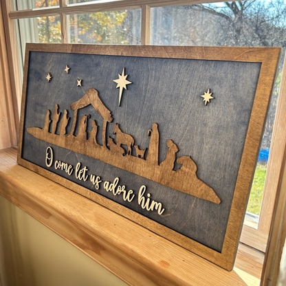 Nativity Scene Wall Art